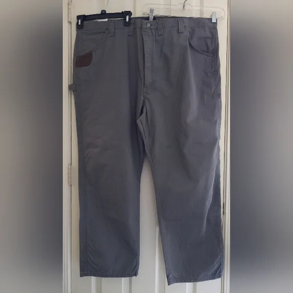 Wrangler Riggs Ripstop Workwear Carpenter Pants 50x30 Gray NWT - Picture 7 of 13